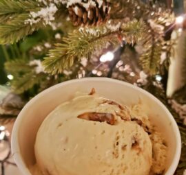 Prailines And Cream Christmas Homemade Flavors Vanilla Ice Cream Cayuga Lake Creamery