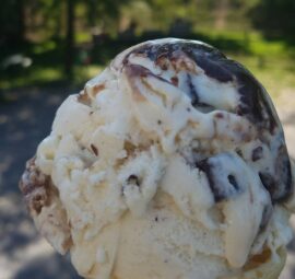 Smores Vanilla Ice Cream Homemade Flavors Cayuga Lake Creamery
